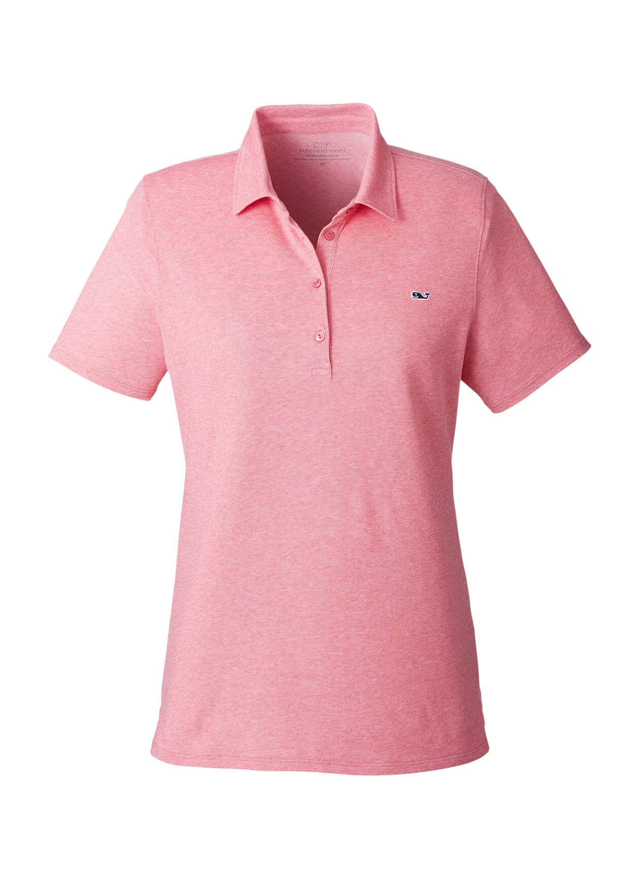 Vineyard Vines Women's Edgartown Pique Polo - Lobster Reef (652) LG