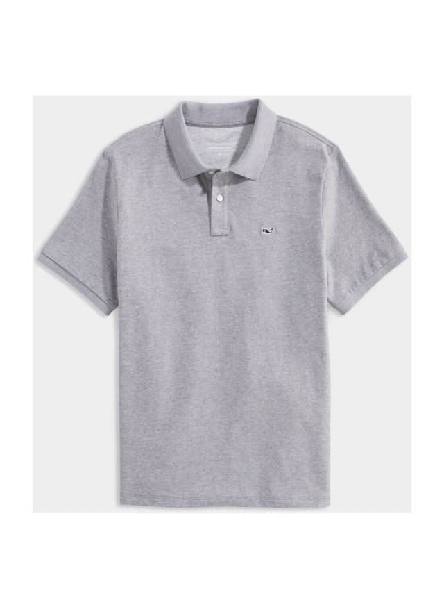 Vineyard Vines Men's Pique Edgartown Polo - Blue,Light Grey LG