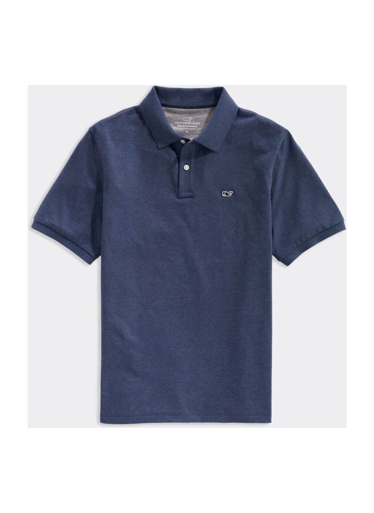Vineyard Vines Men's Pique Edgartown Polo - Blue,Navy LG