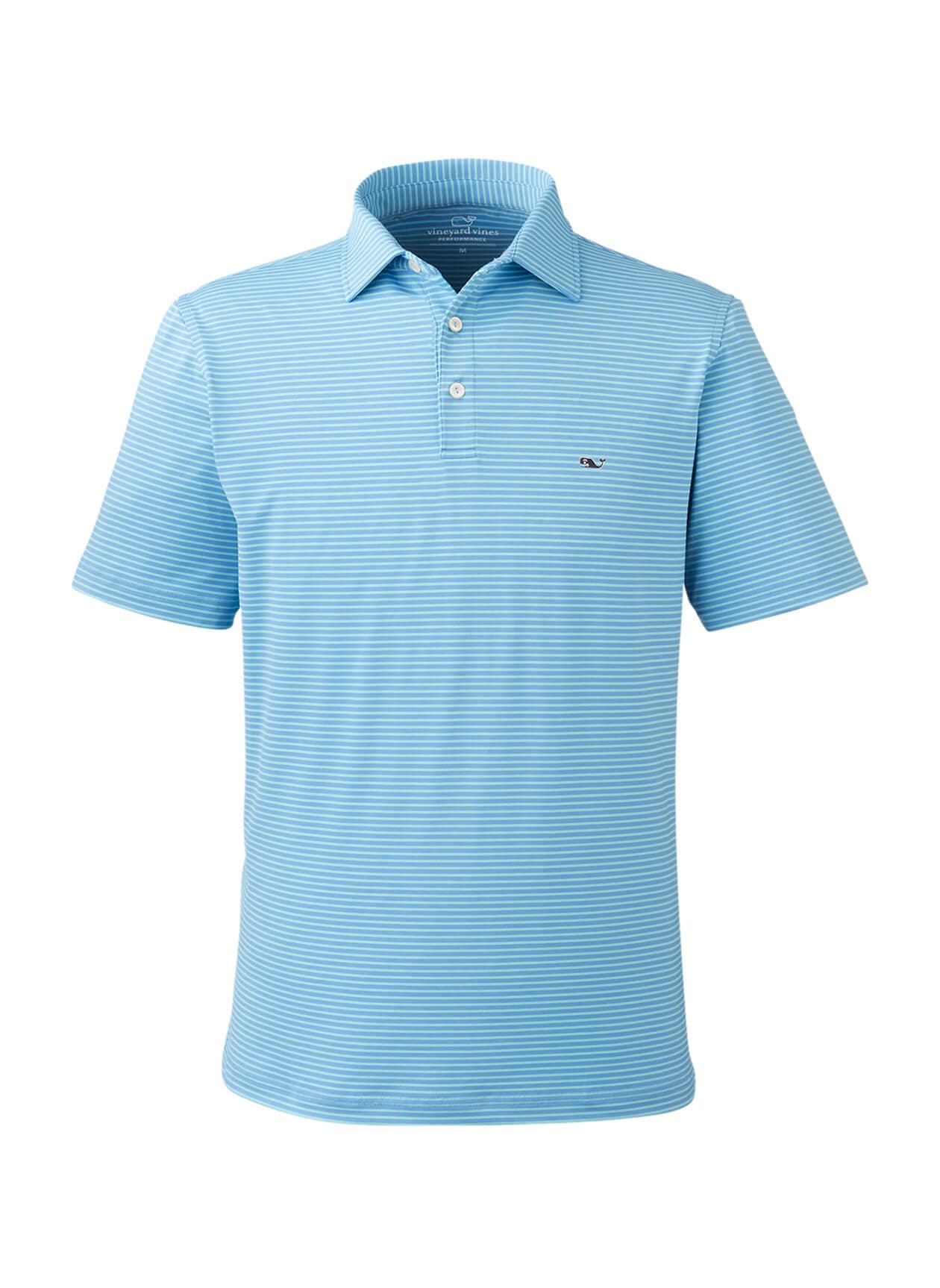 Vineyard Vines Men's Bradley Stripe Sankaty Polo - Blue LG