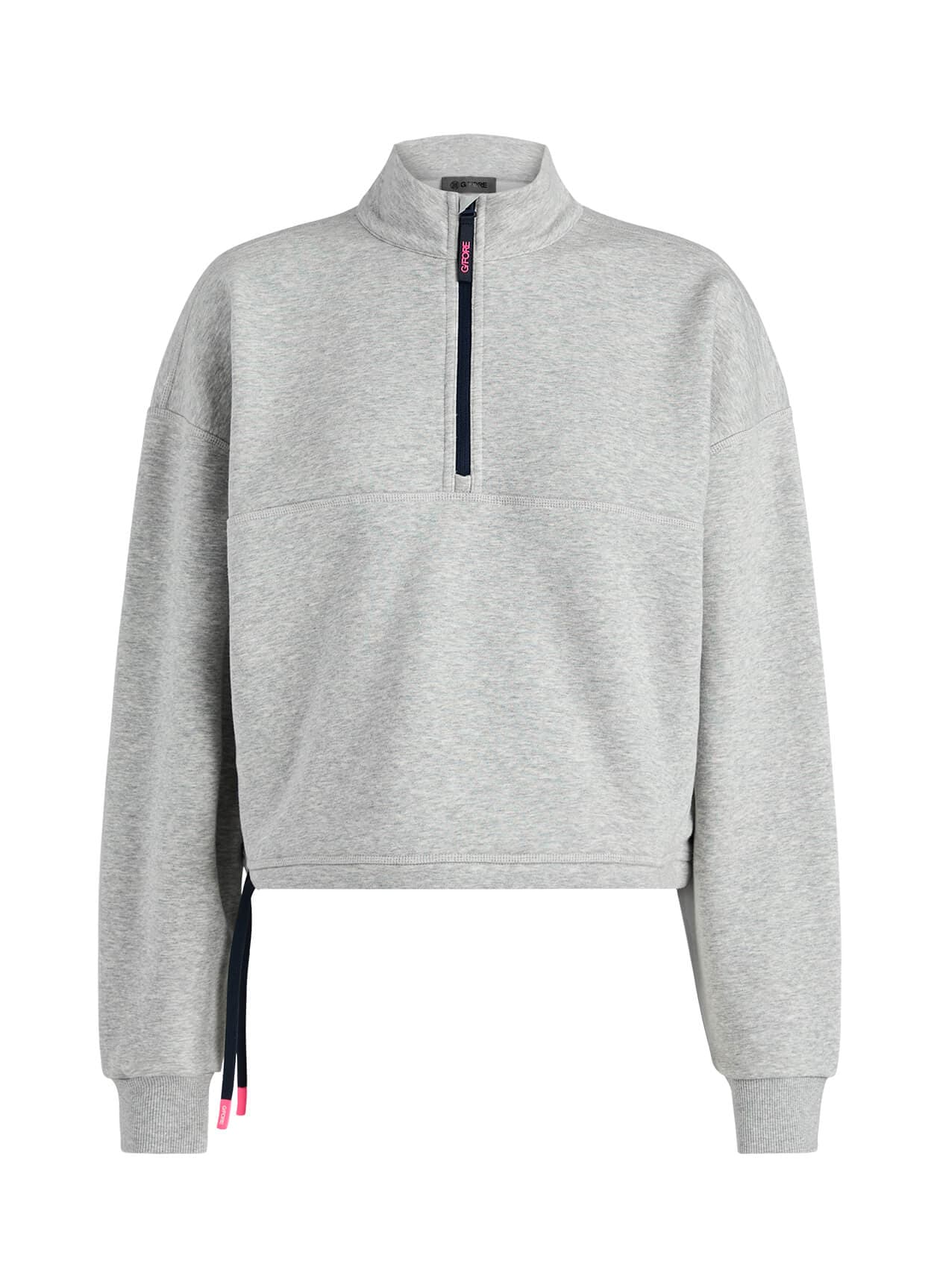 G/FORE	 Women's French Terry Quarter-Zip - Light Grey LG