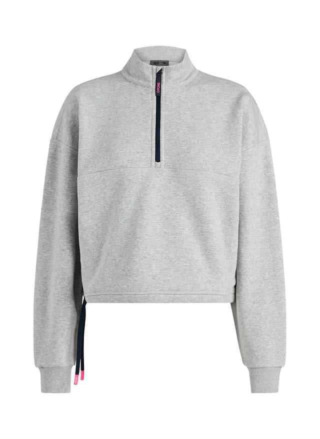 G/FORE	 Women's French Terry Quarter-Zip - Light Grey LG