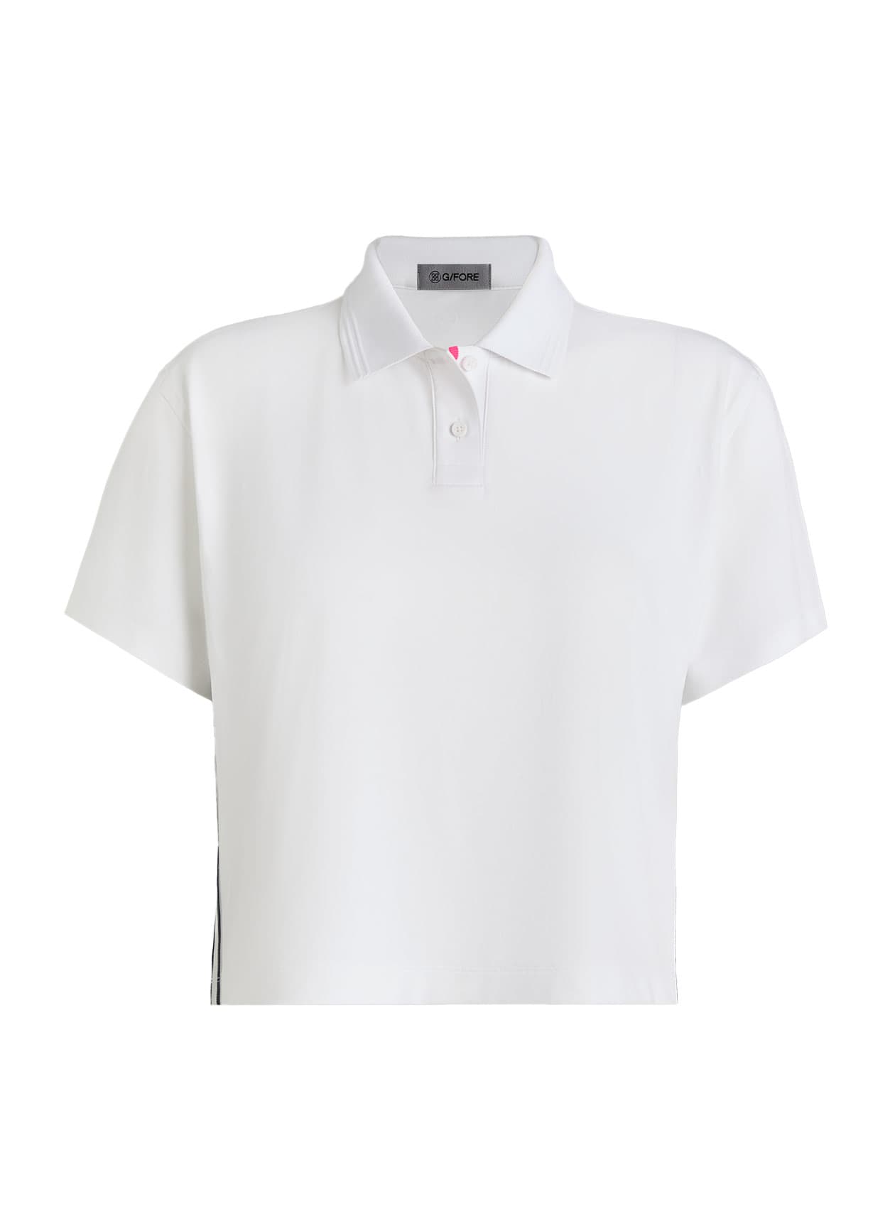 G/FORE	 Women's Tux Quarter-Zip Boxy Polo - White LG