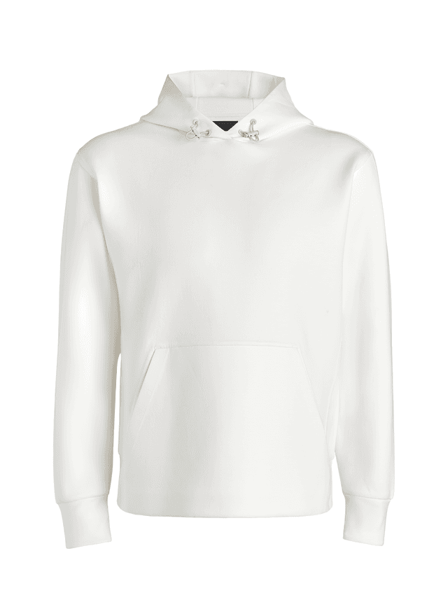 G/FORE Men's Cotton Blend Scuba Hoodie - White LG