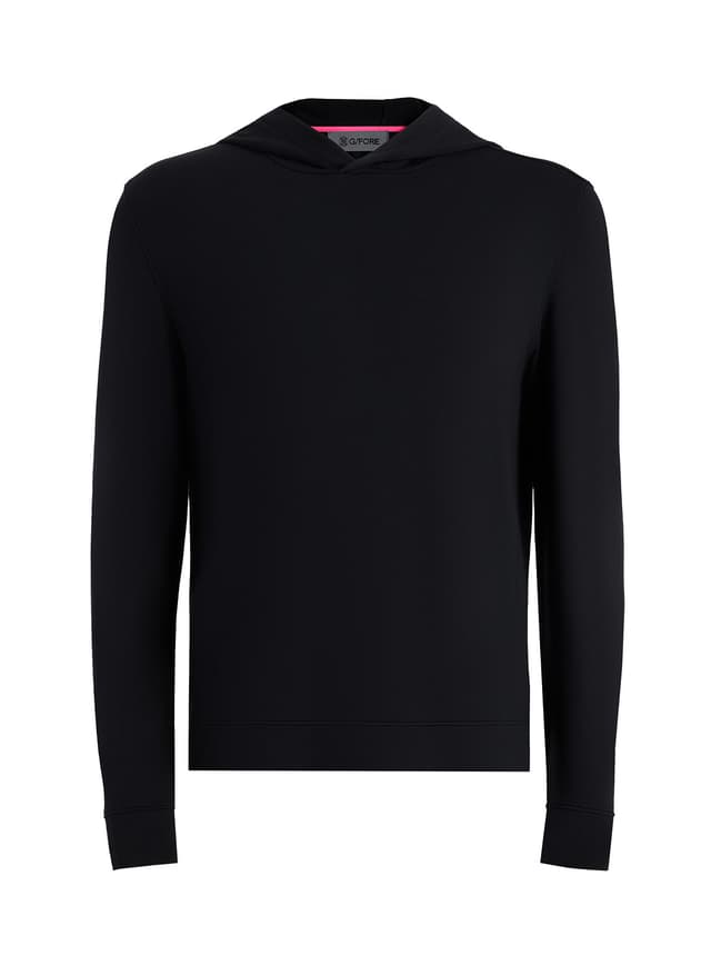 G/FORE	 Men's Lightweight Terry Hoodie - Black 3XL