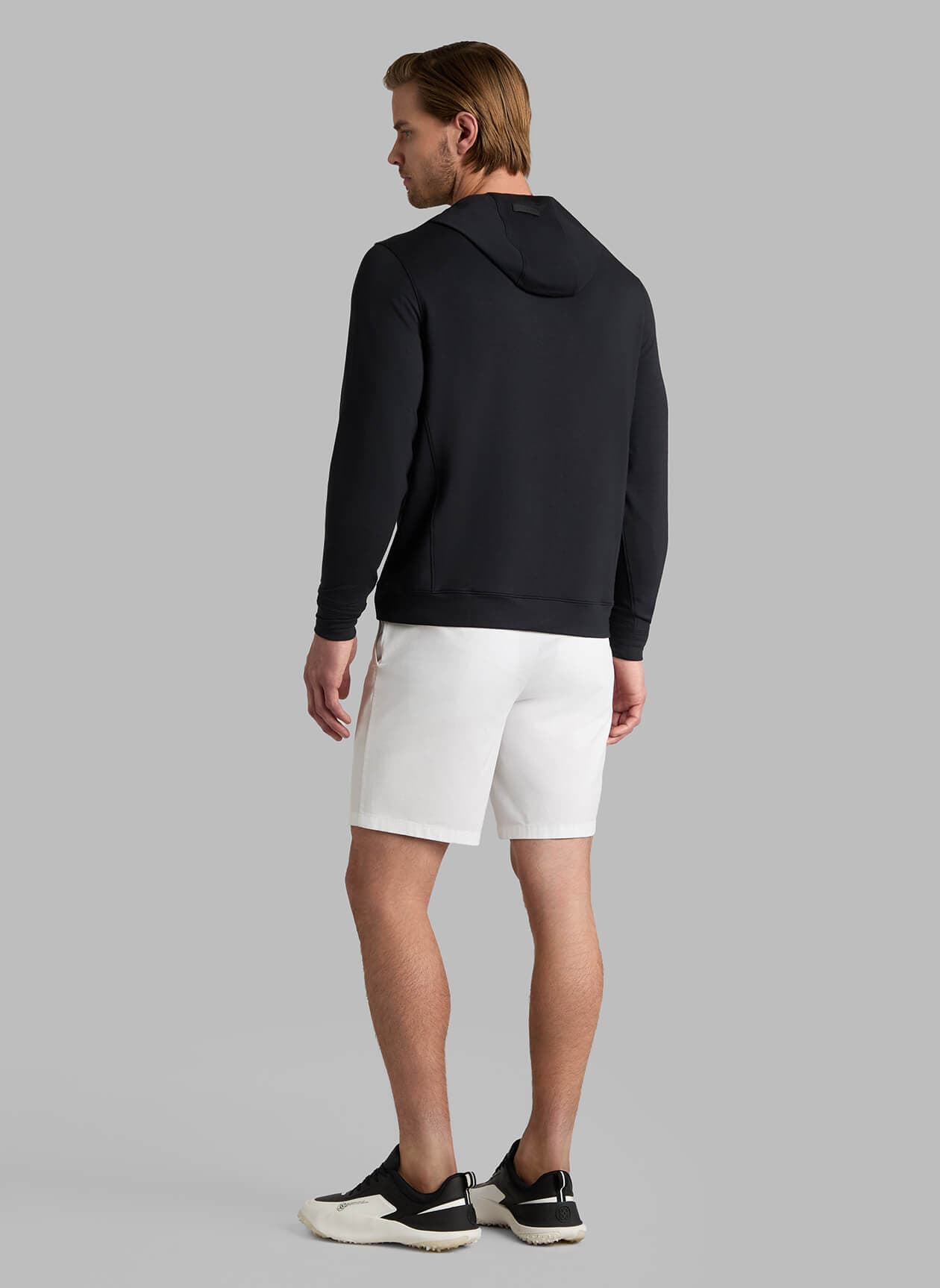 G/FORE	 Men's Lightweight Terry Hoodie - Black 3XL