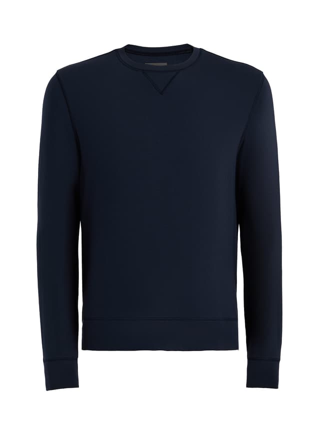 G/FORE	 Men's Lightweight Terry Crewneck - Navy LG