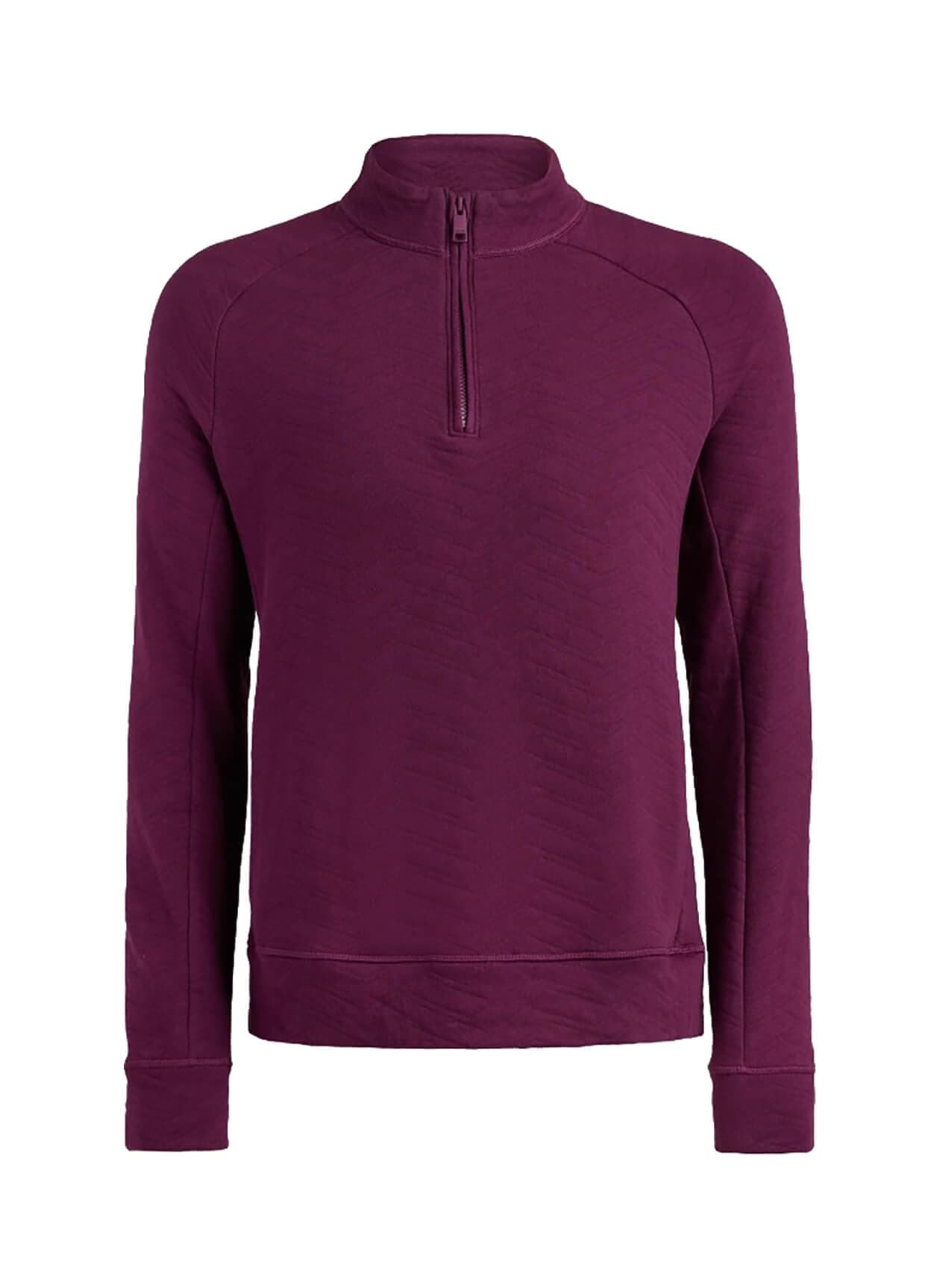 G/FORE Men's Dunes Cotton Quilted Quarter-Zip - Purple LG