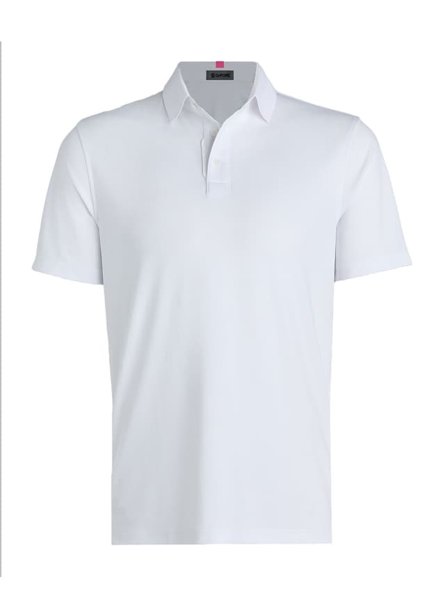 G/FORE Men's Essential Performance Pique Polo - White 3XL