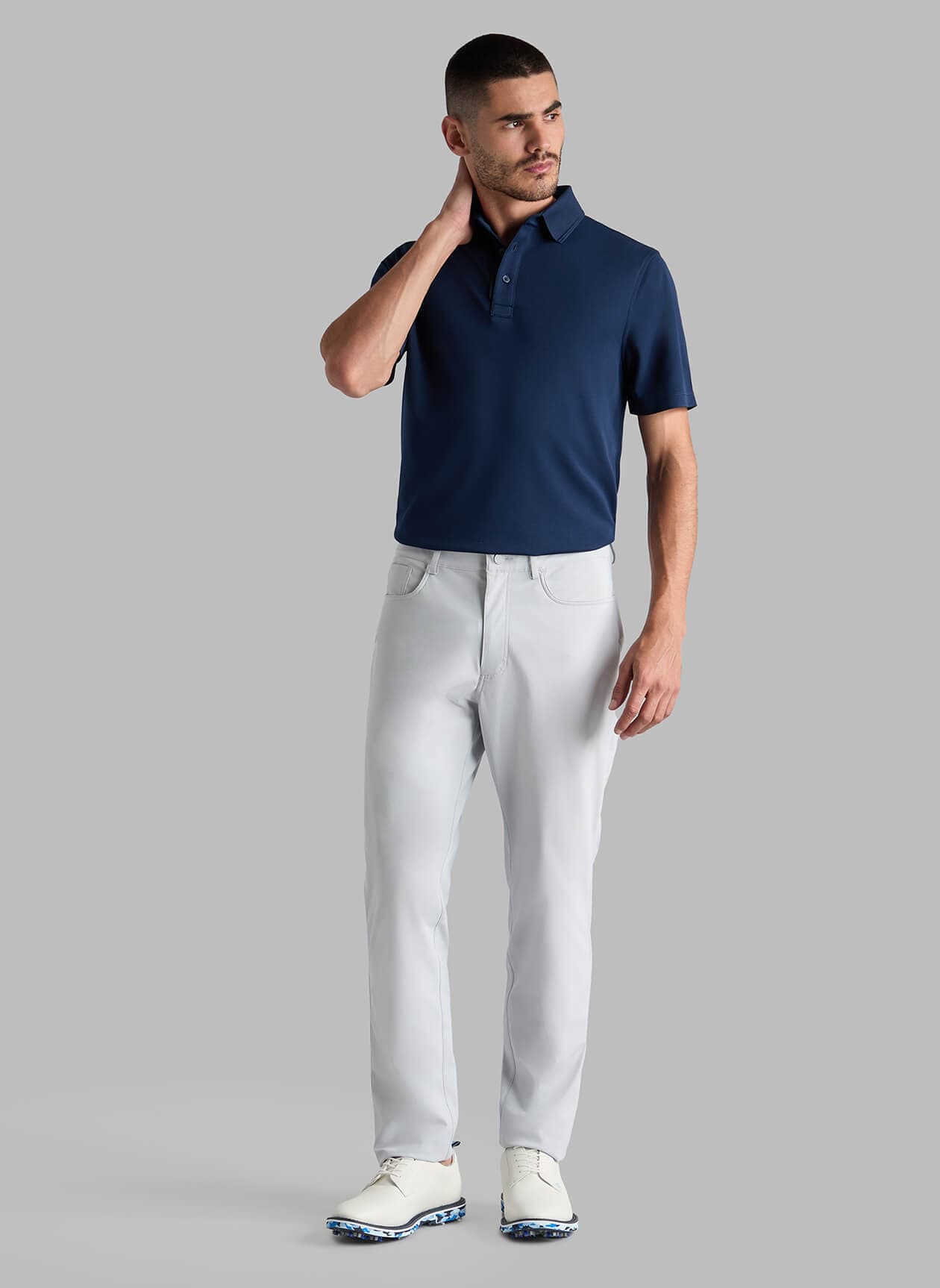 G/FORE Men's Essential Performance Pique Polo - Navy 3XL