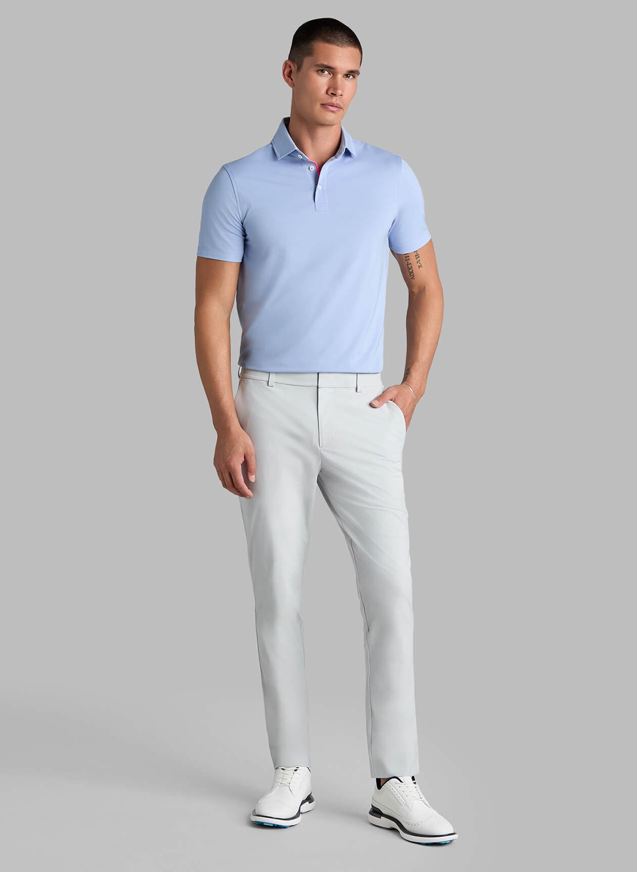 G/FORE Men's All Play Fine Stretch Pique Polo - Willow 3XL