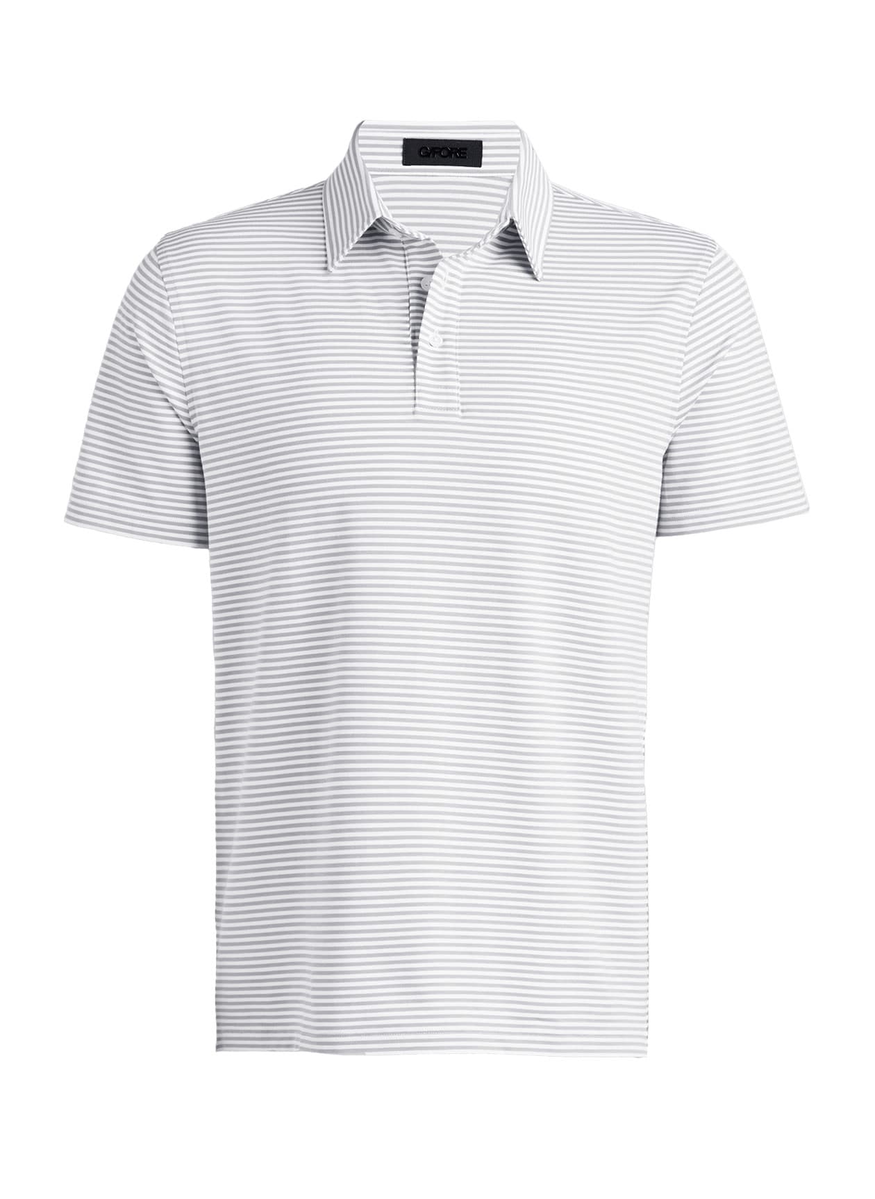 G/FORE	 Men's All Play Stripe Polo - Light Grey 3XL