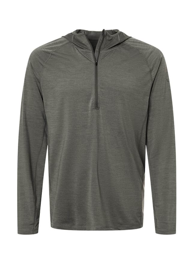 HUK Men's Atoll Hooded Half-Zip - Green LG