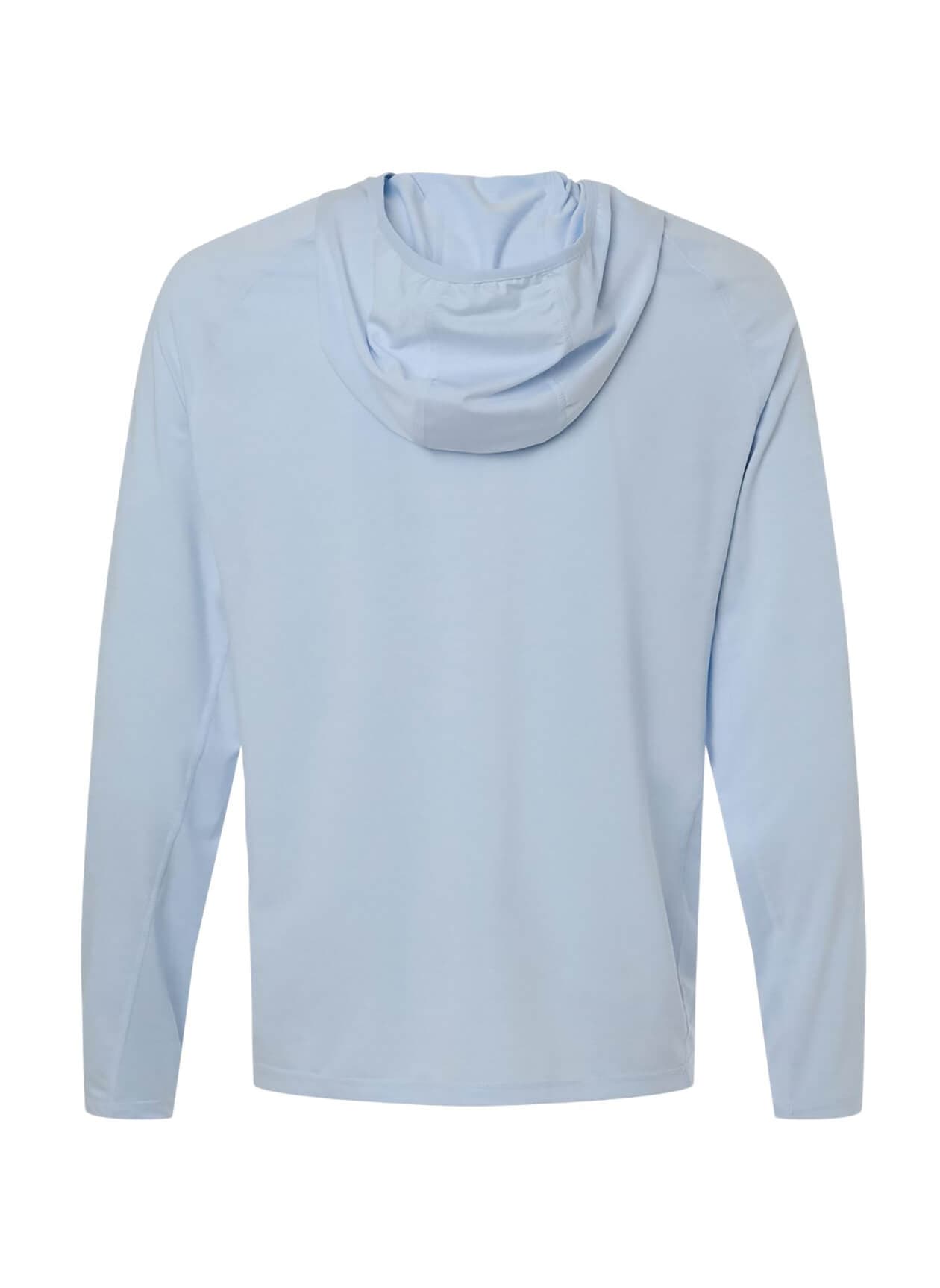HUK Men's Atoll Hooded Half-Zip - Cyan LG