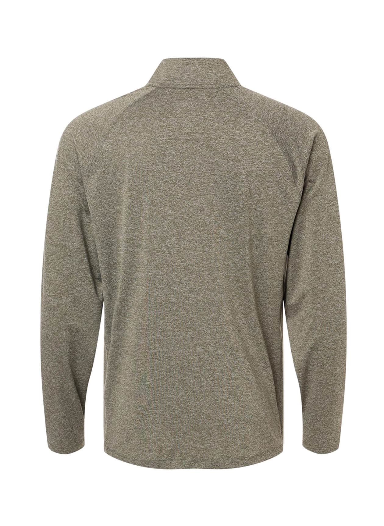 HUK Men's Airweight Heather Quarter-Zip - Green LG