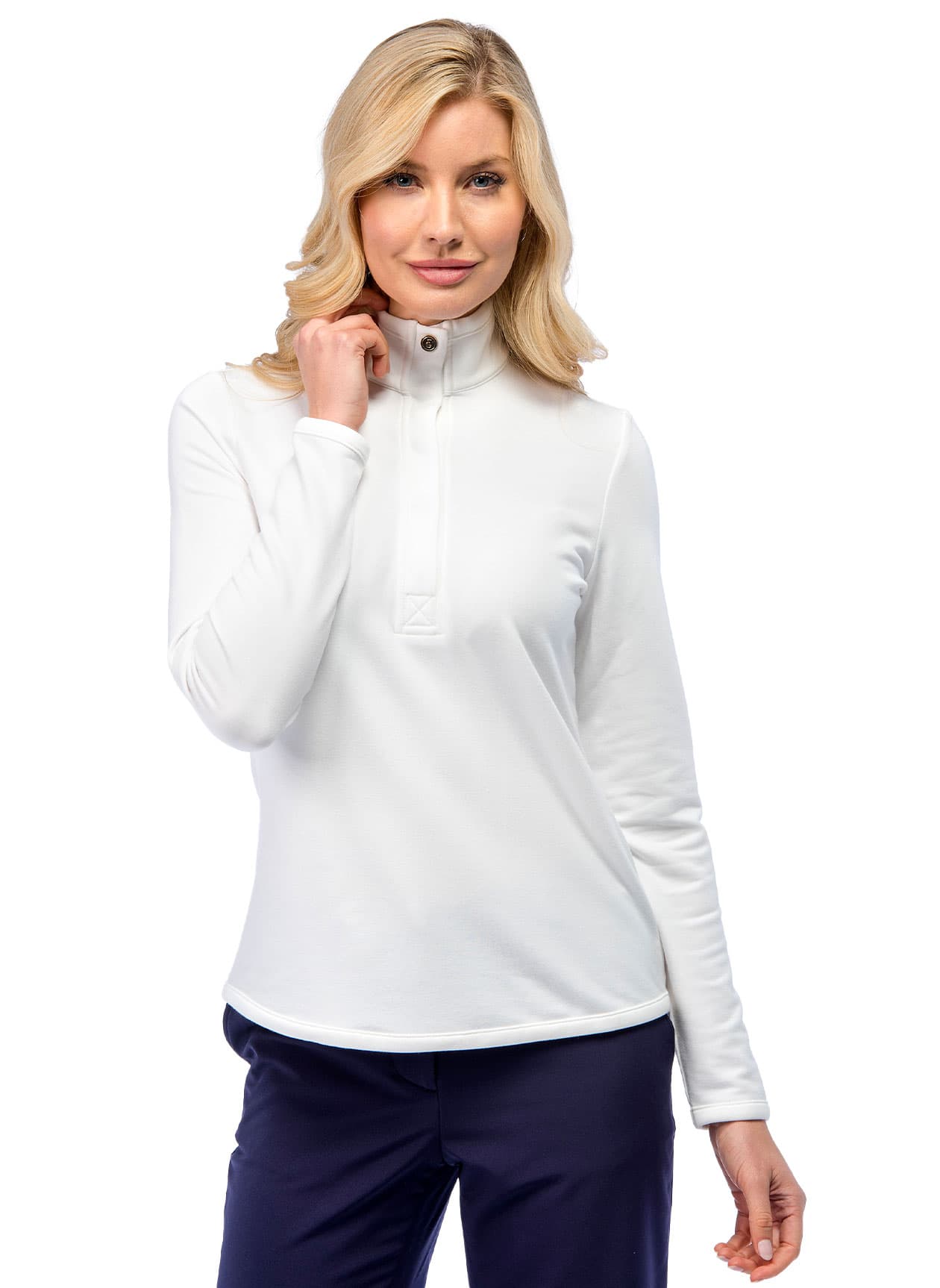 Fairway & Greene Women's Kate Old School Sweatshirt - Pearl LG