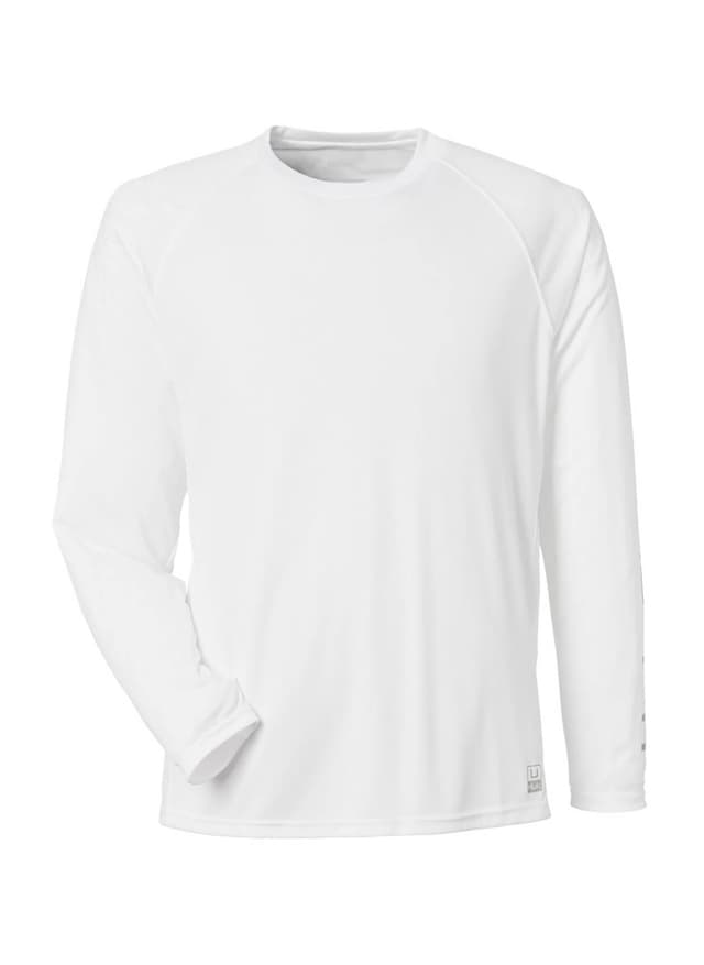 HUK Men's Men's LoPro Pursuit Long-Sleeve T-Shirt - White LG