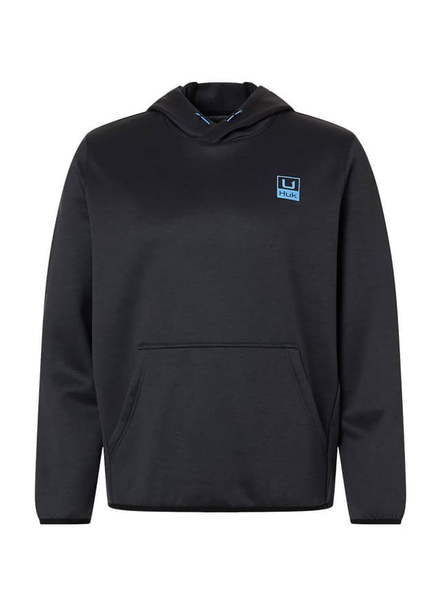 HUK Men's Coldfront+ Performance Hoodie - Black LG
