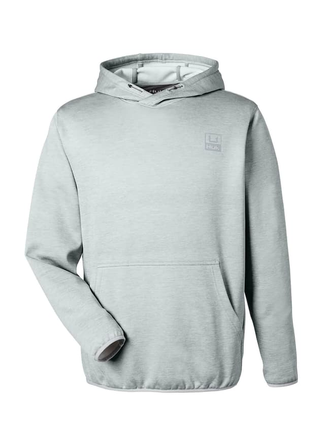 HUK Men's Coldfront+ Performance Hoodie - Light Grey LG