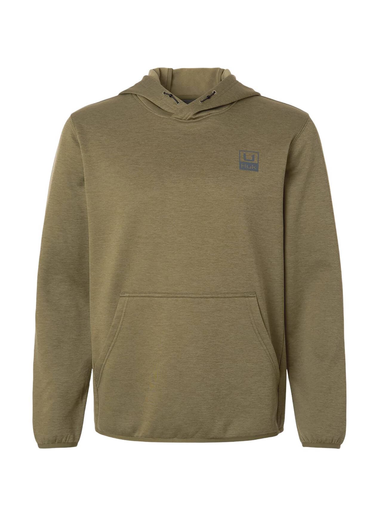 HUK Men's Coldfront+ Performance Hoodie - Green LG