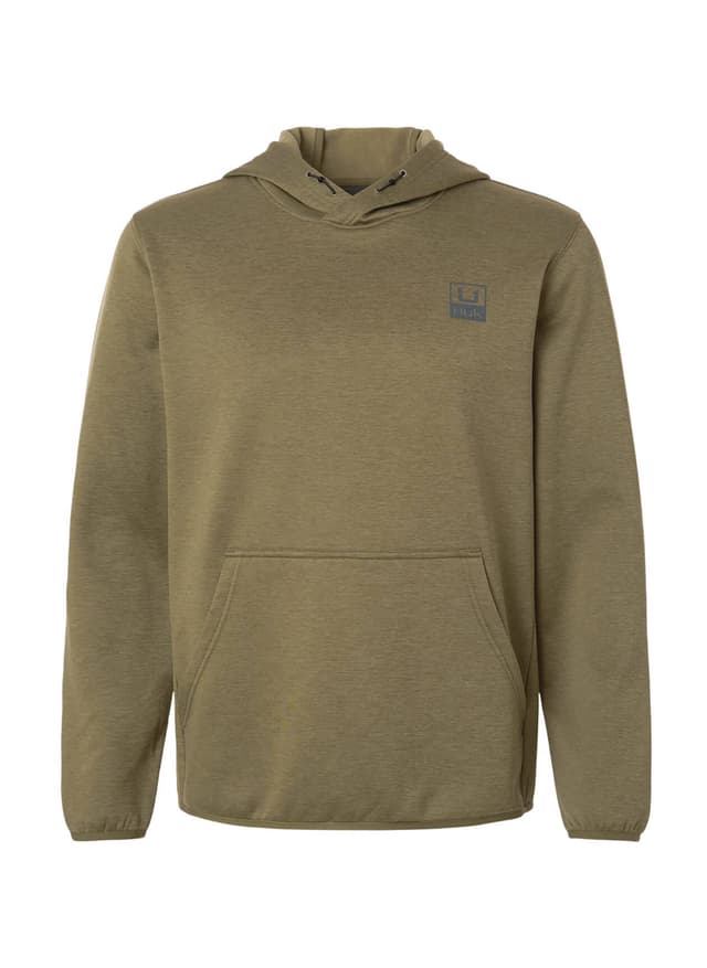 HUK Men's Coldfront+ Performance Hoodie - Green LG