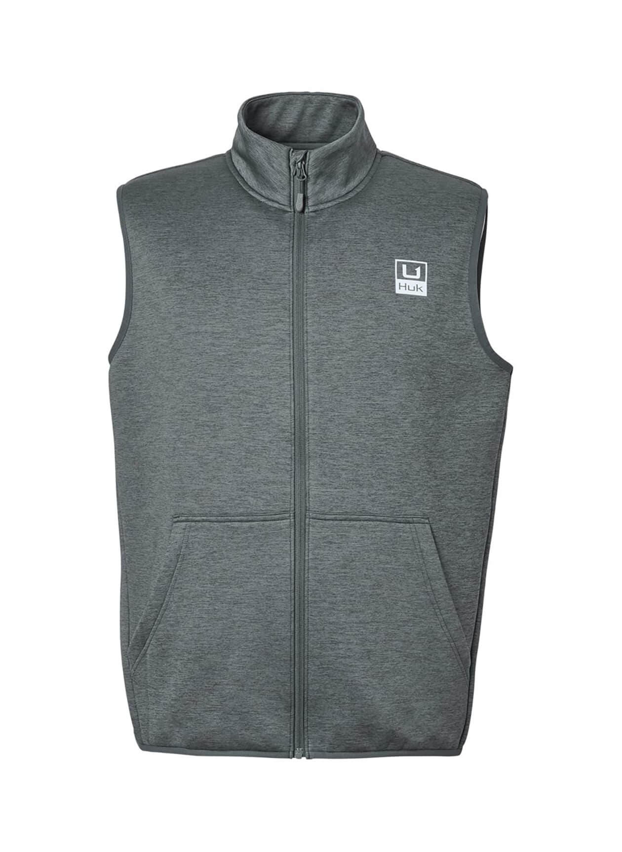 HUK Men's Coldfront+ Vest - Dark Grey LG