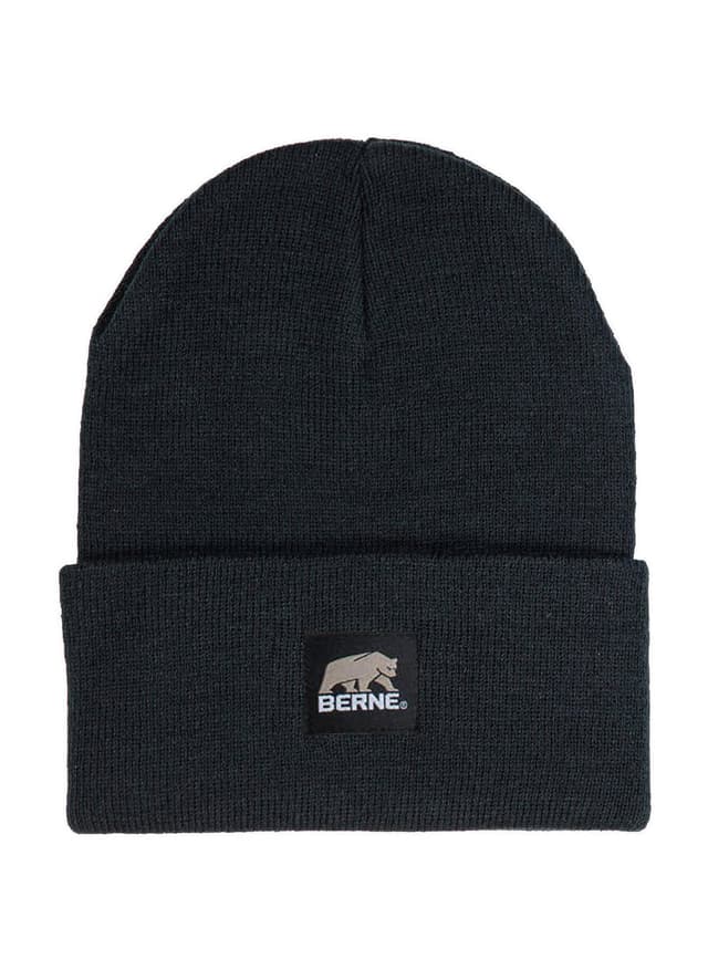 Berne Heritage Knit Cuff Beanie - Black MISC