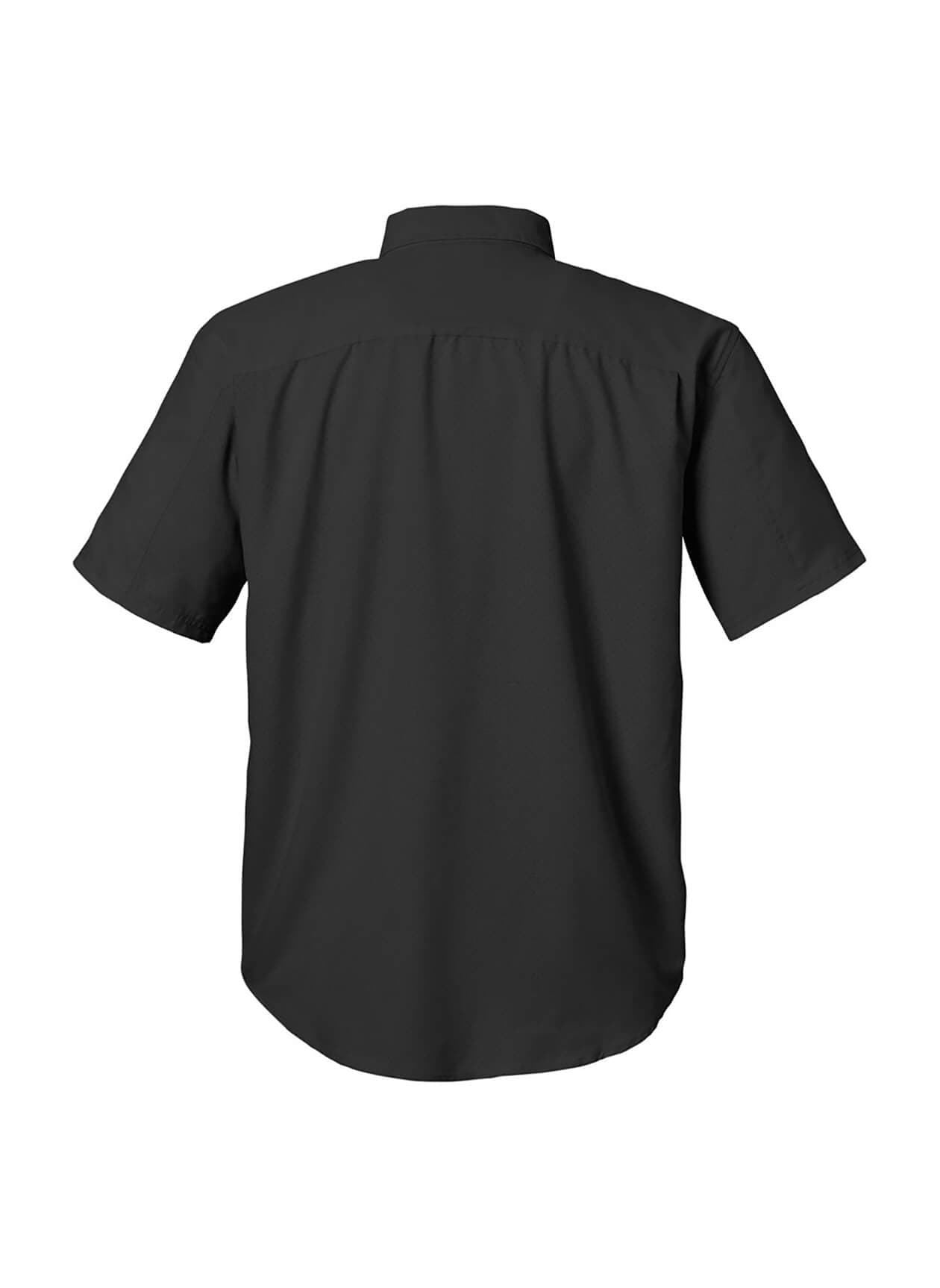 HUK Men's Tide Point Short Sleeve Shirt - Black 3XL