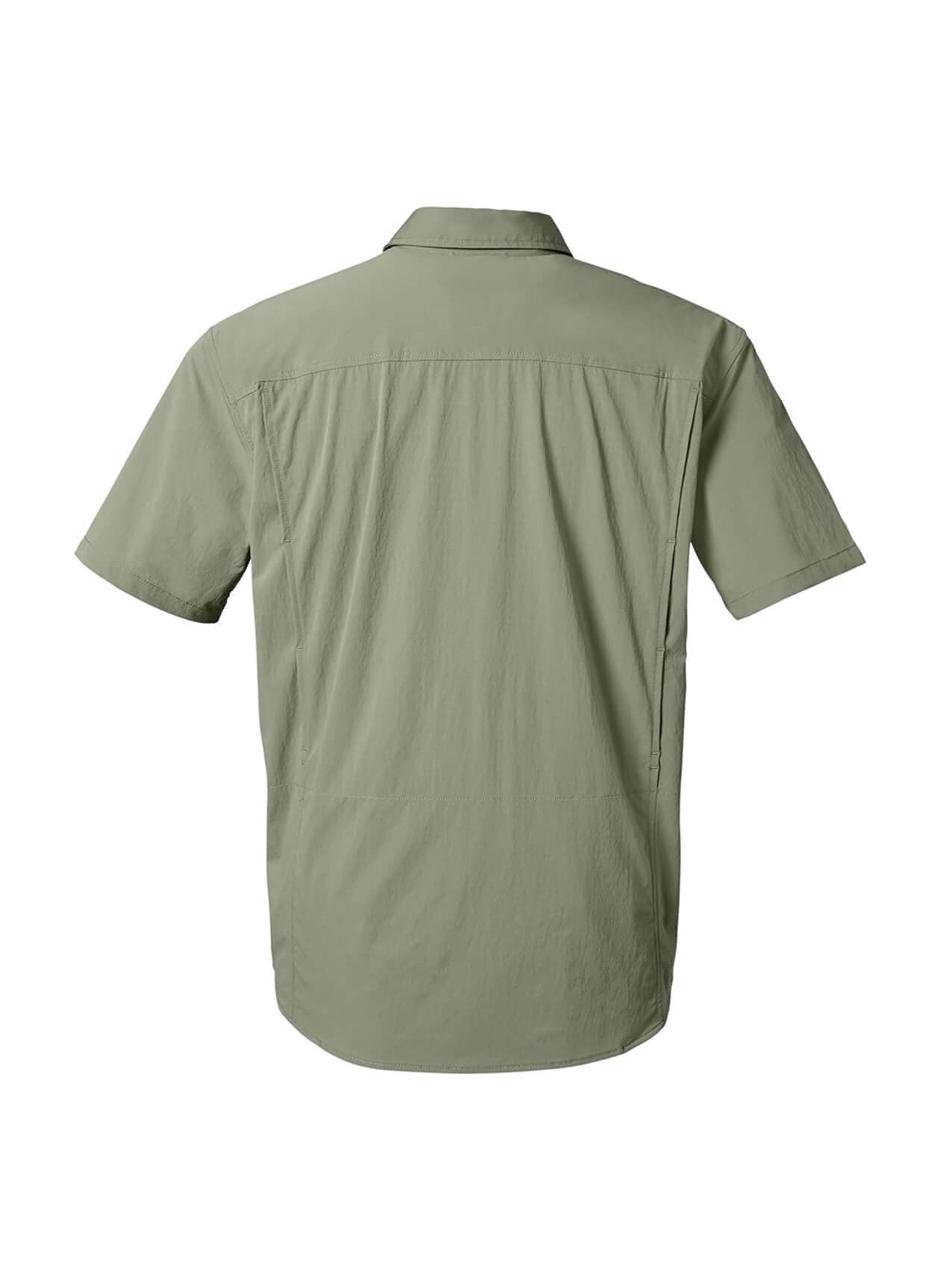 HUK Men's Creekbed Short-Sleeve Shirt - Green LG
