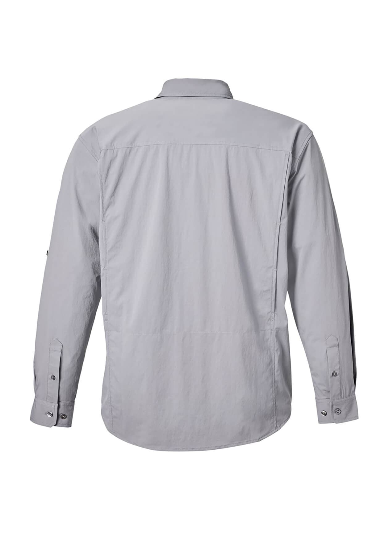 HUK Men's Creekbed Pocket Fishing Shirt - Dark Grey LG