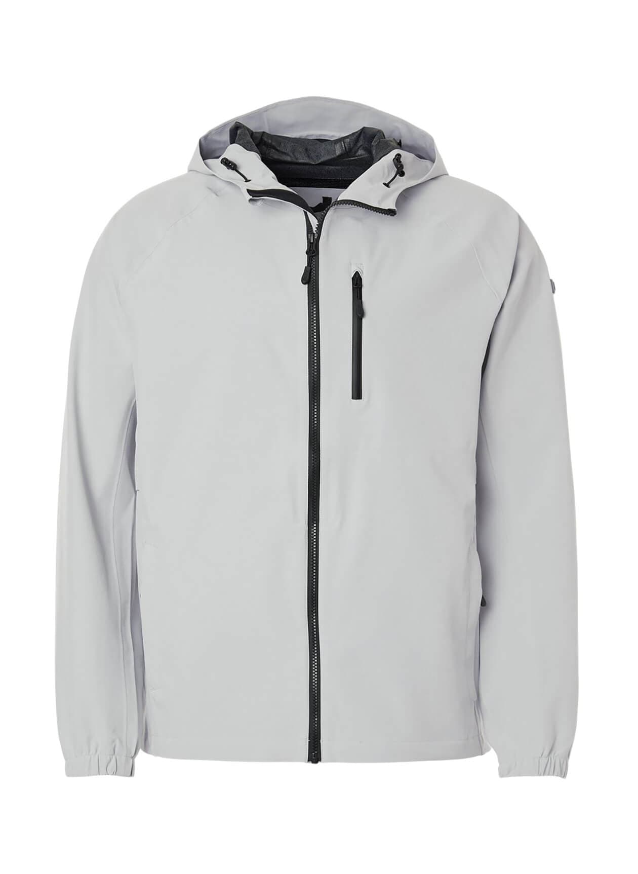 HUK Men's Rover Rain Jacket - Light Grey LG