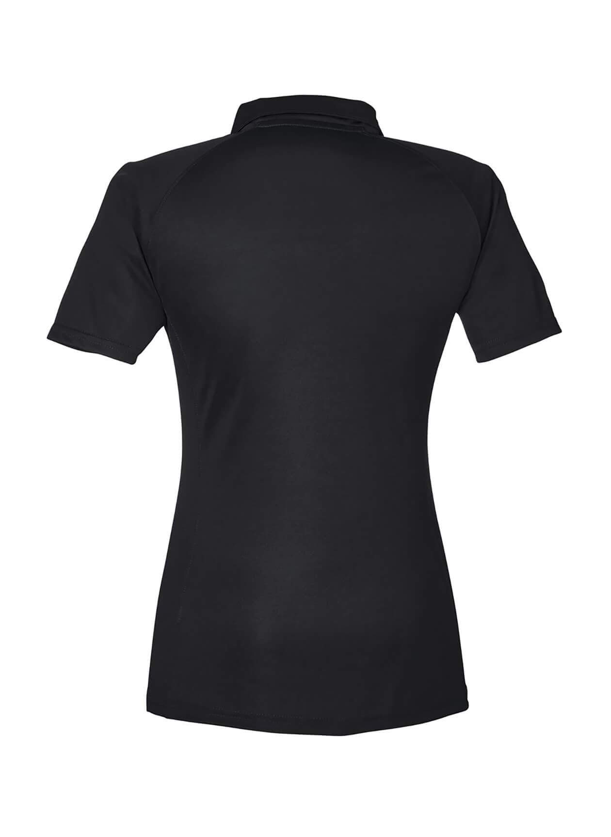 HUK Women's LoPro Solid Performance Polo - Black LG
