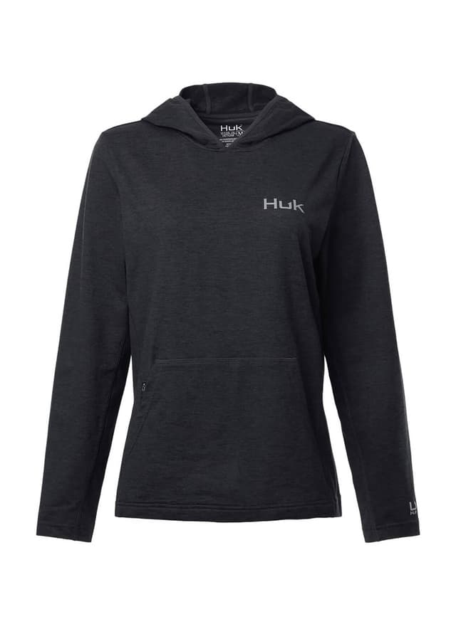 HUK Women's Coldfront+ Hoodie - Black LG