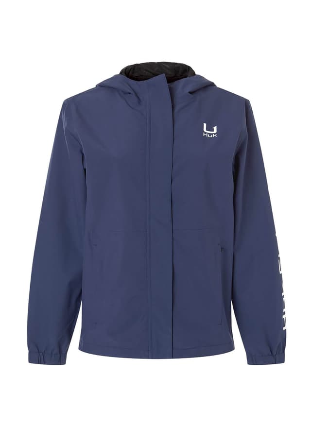 HUK Women's Storm Rain Jacket - Navy LG