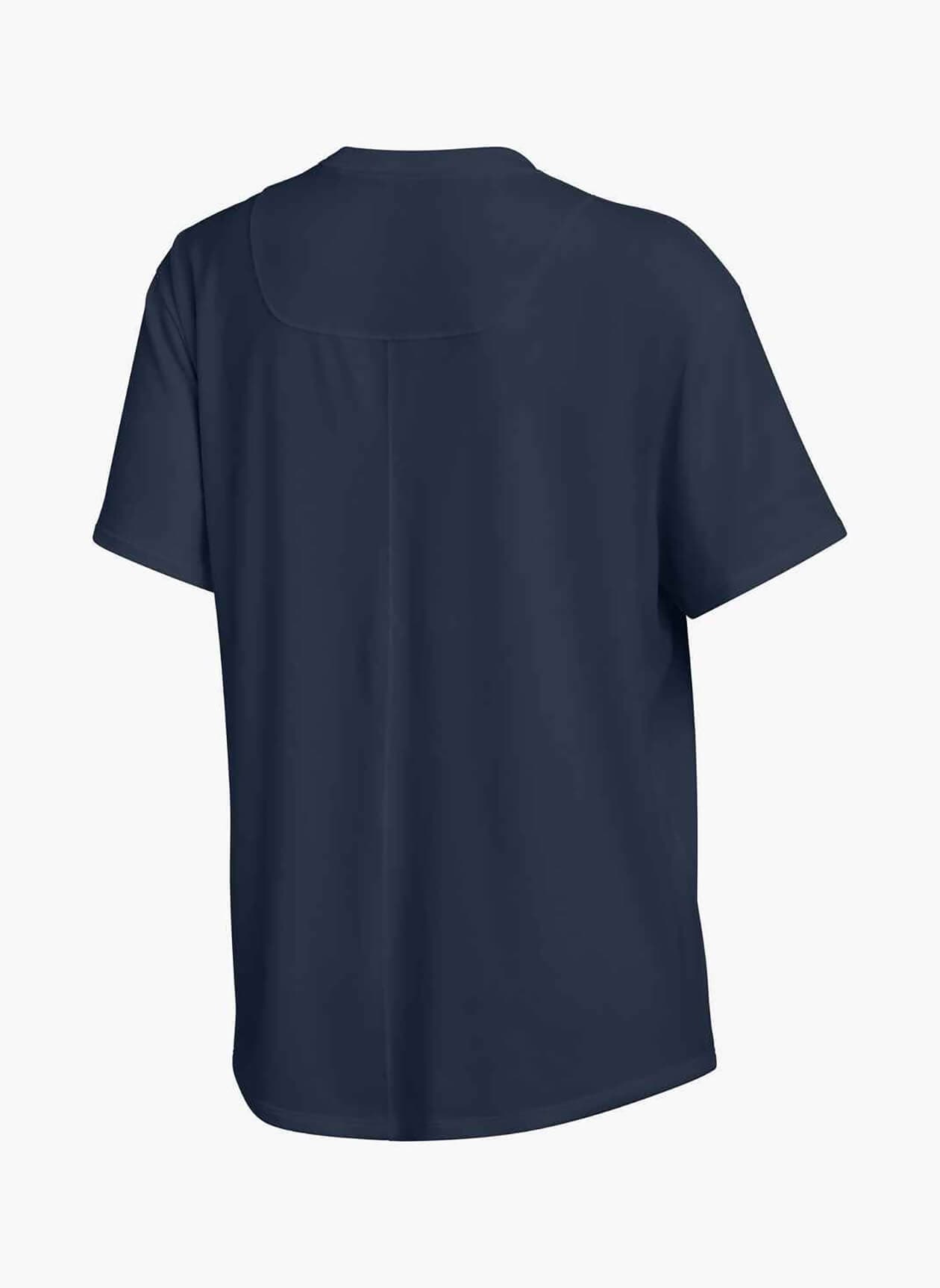 Nike Women's Relaxed T-Shirt - Navy LG