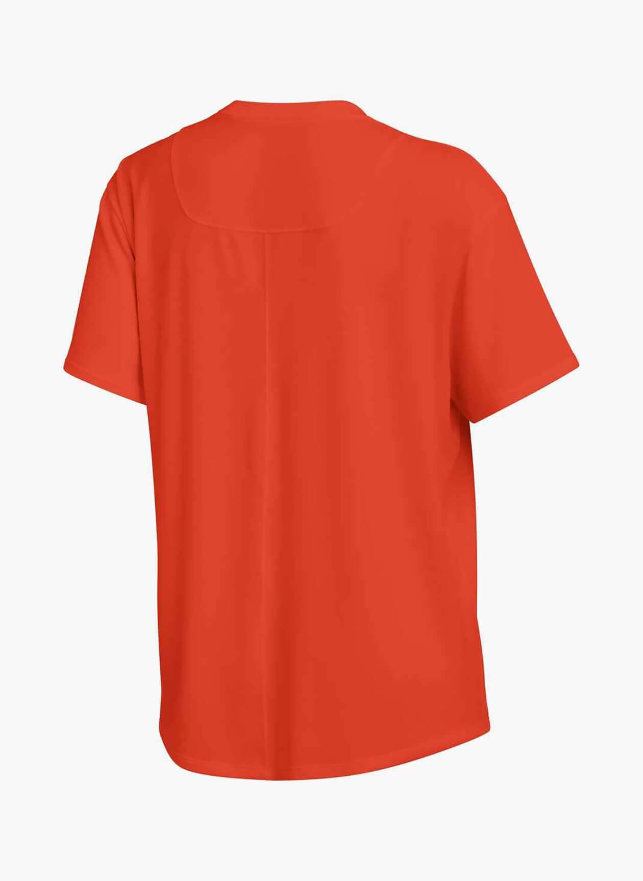 Nike Women's Relaxed T-Shirt - Orange LG
