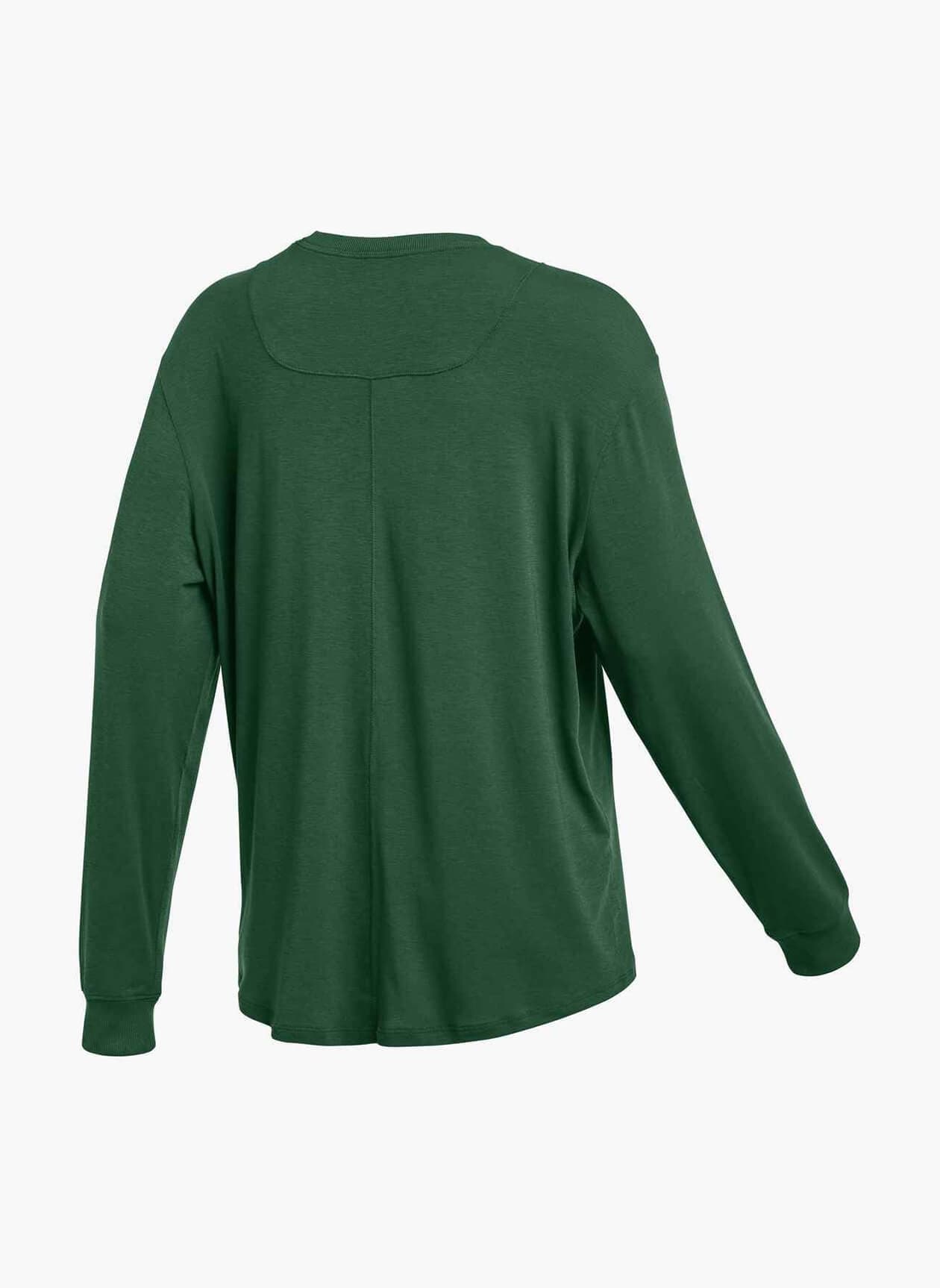 Nike Women's Relaxed Long-Sleeve T-Shirt - Green LG