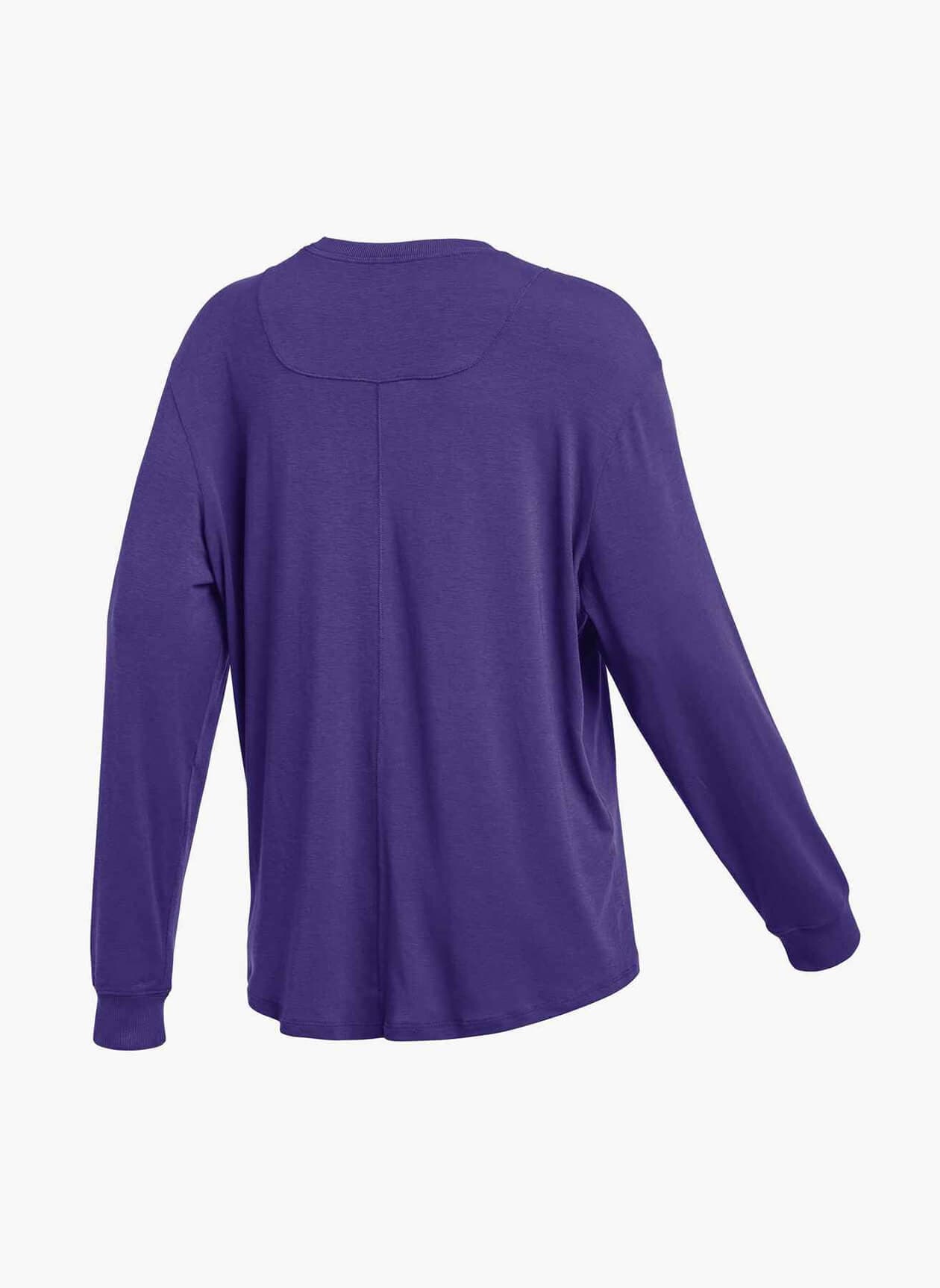 Nike Women's Relaxed Long-Sleeve T-Shirt - Purple LG