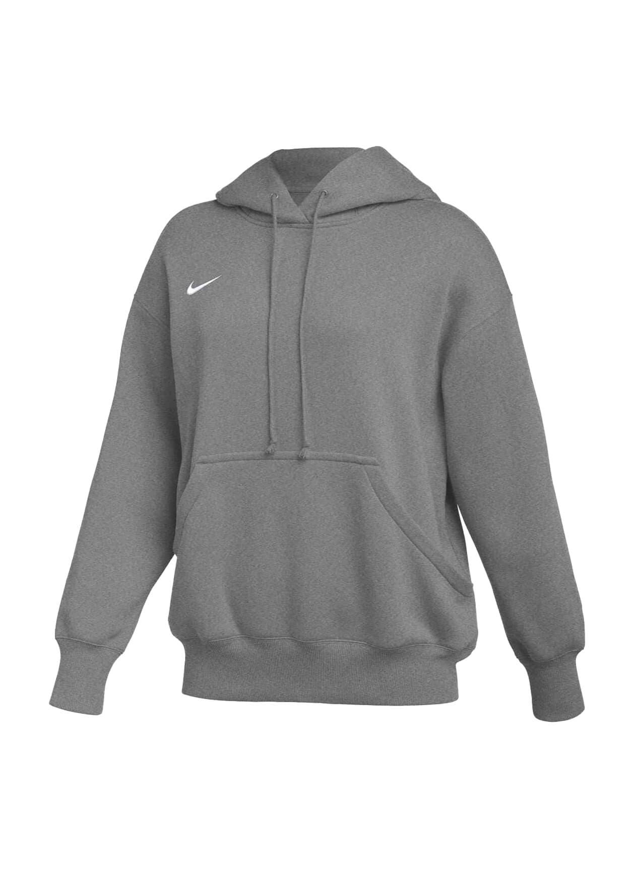 Nike Women's Phoenix Fleece Hoodie - Dark Grey LG