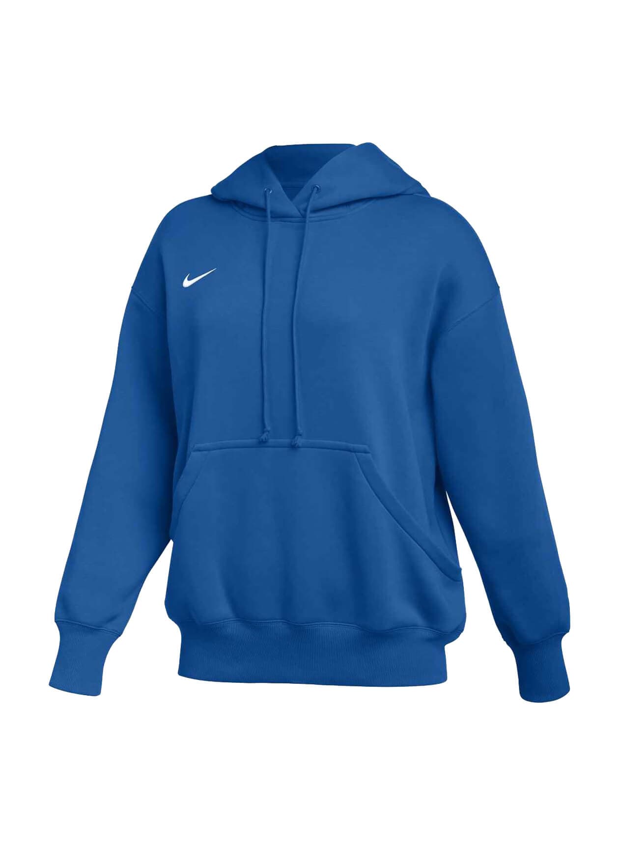 Nike Women's Phoenix Fleece Hoodie - Blue LG