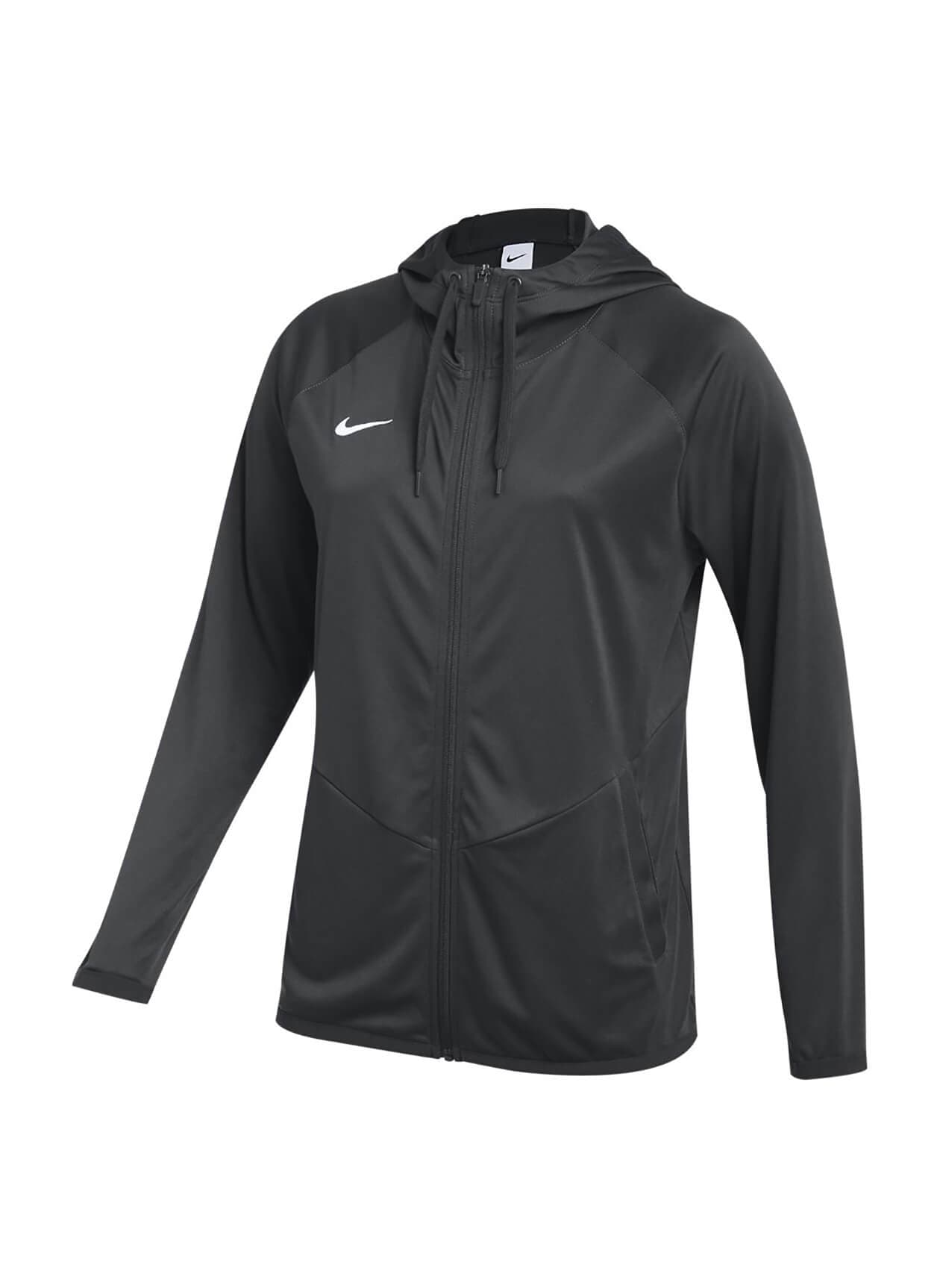 Nike Women's Relentless Hooded Jacket - Dark Grey LG