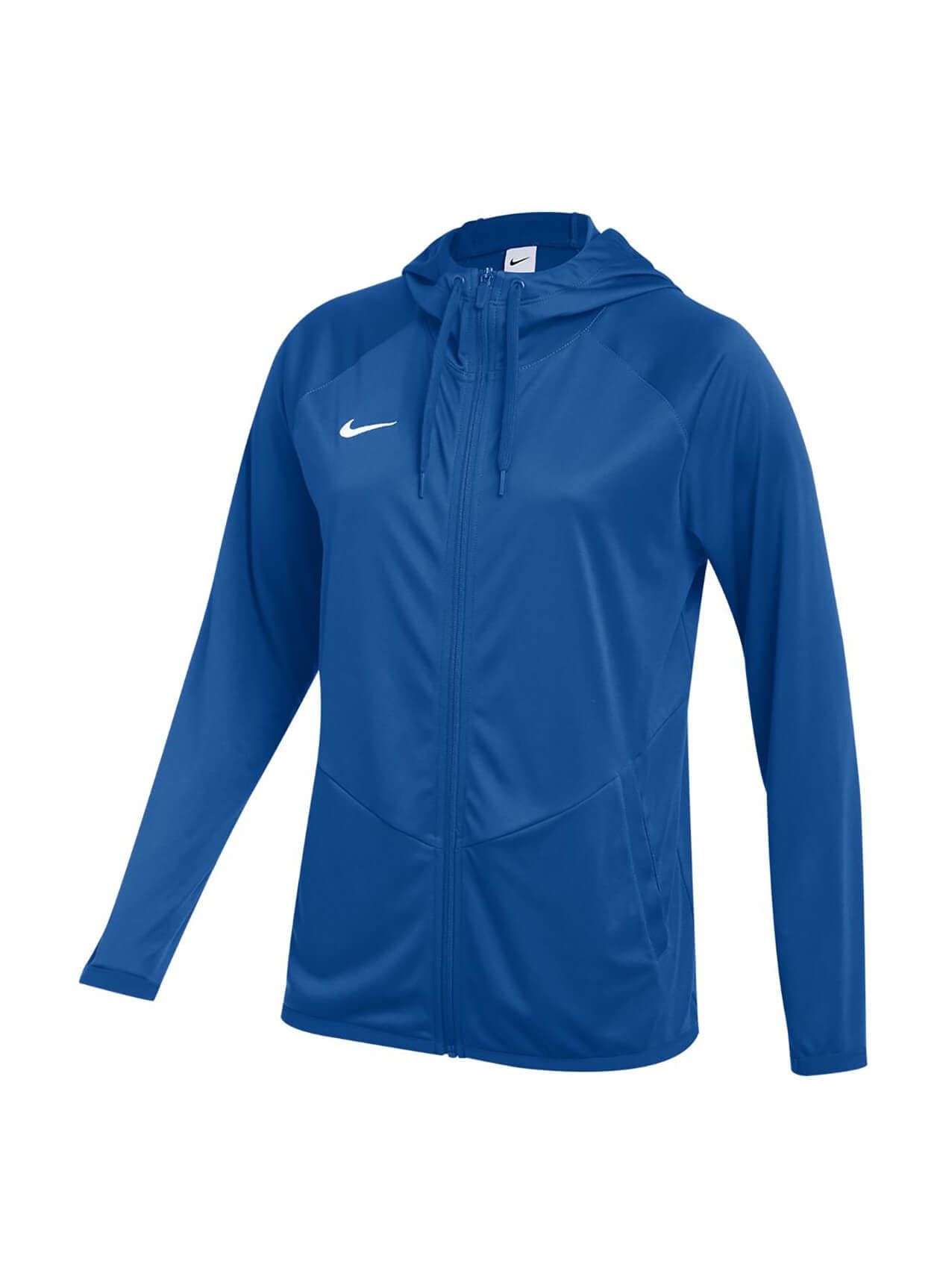 Nike Women's Relentless Hooded Jacket - Blue LG