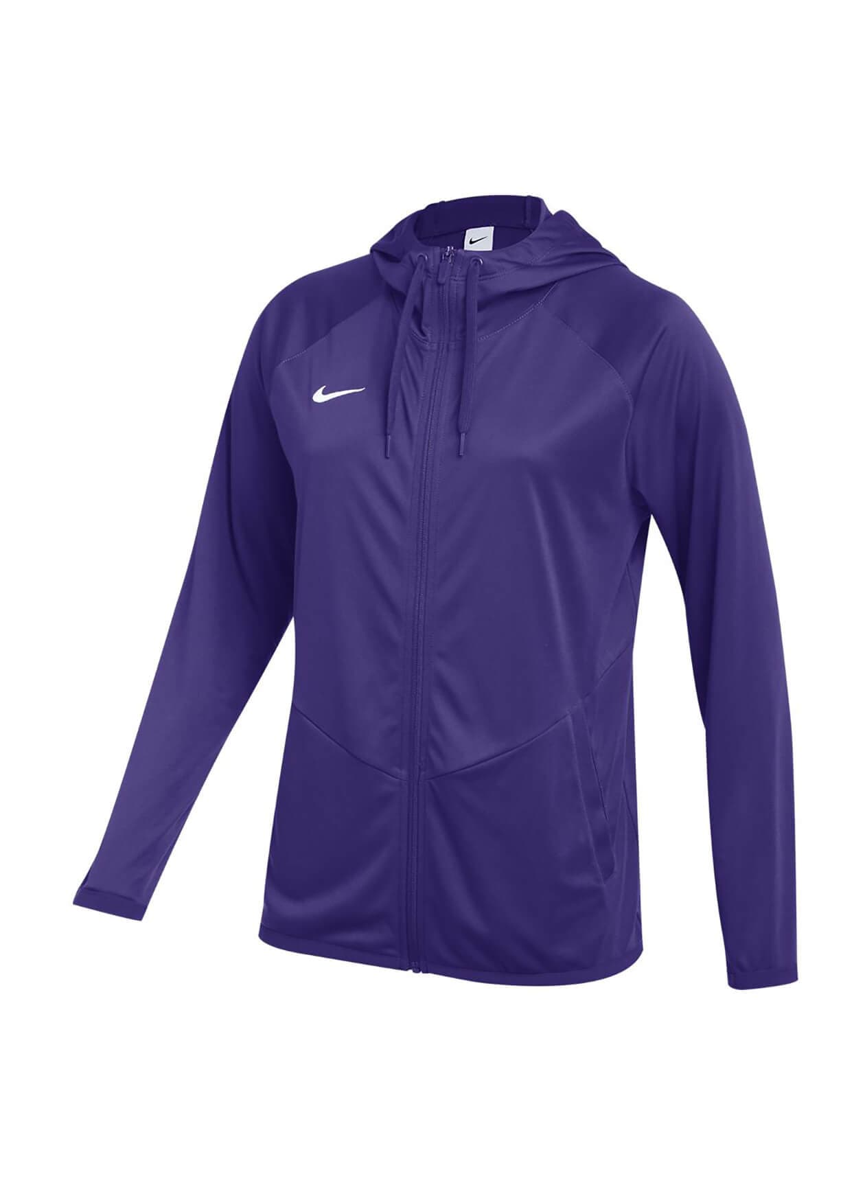 Nike Women's Relentless Hooded Jacket - Purple LG