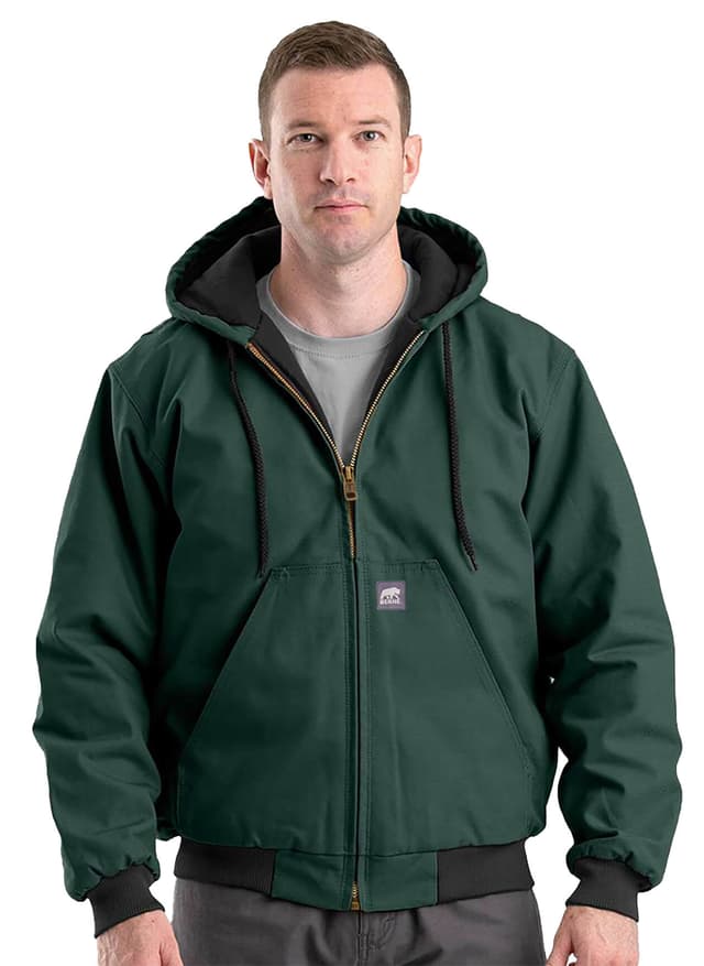 Berne Men's Heritage Hooded Jacket - Green 3XL