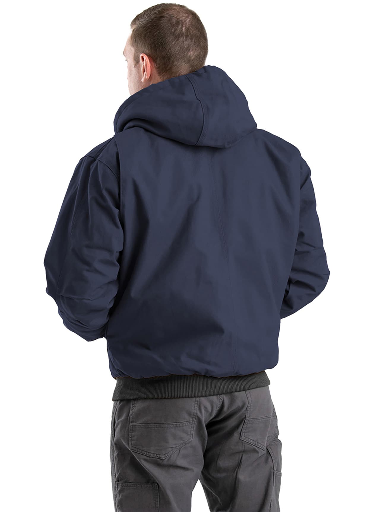 Berne Men's Heritage Hooded Jacket - Navy 3XL