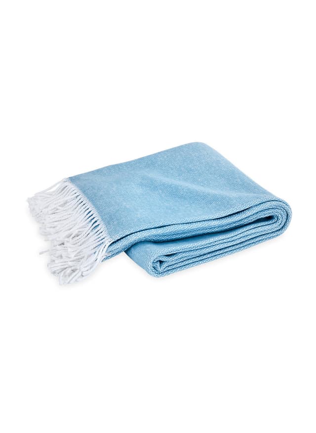 Matouk Pezzo Throw - Cerulean (CERULN) 50X70