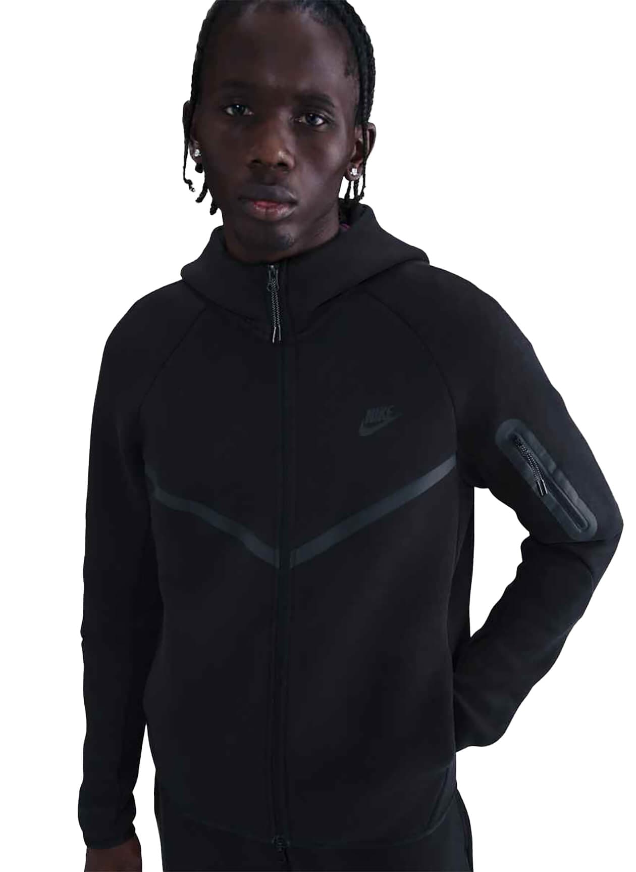 Nike Men's Fleece Windrunner Jacket - Black (010) 3XL