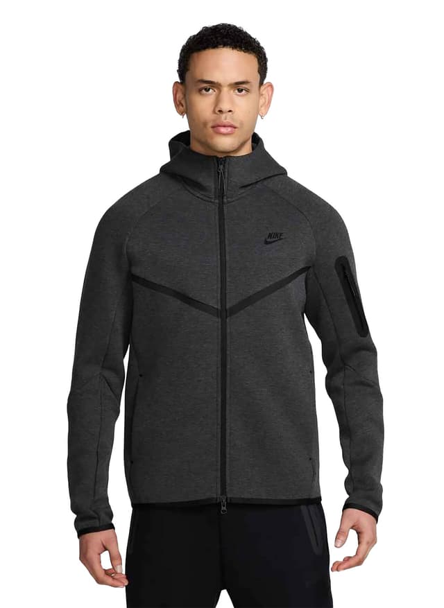 Nike Men's Fleece Windrunner Jacket - Black Heather / Black (032) 3XL