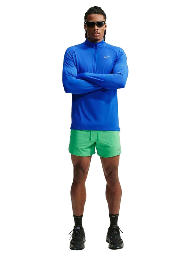 Nike Men's Stride Dri-FIT Half-Zip - Blue LG