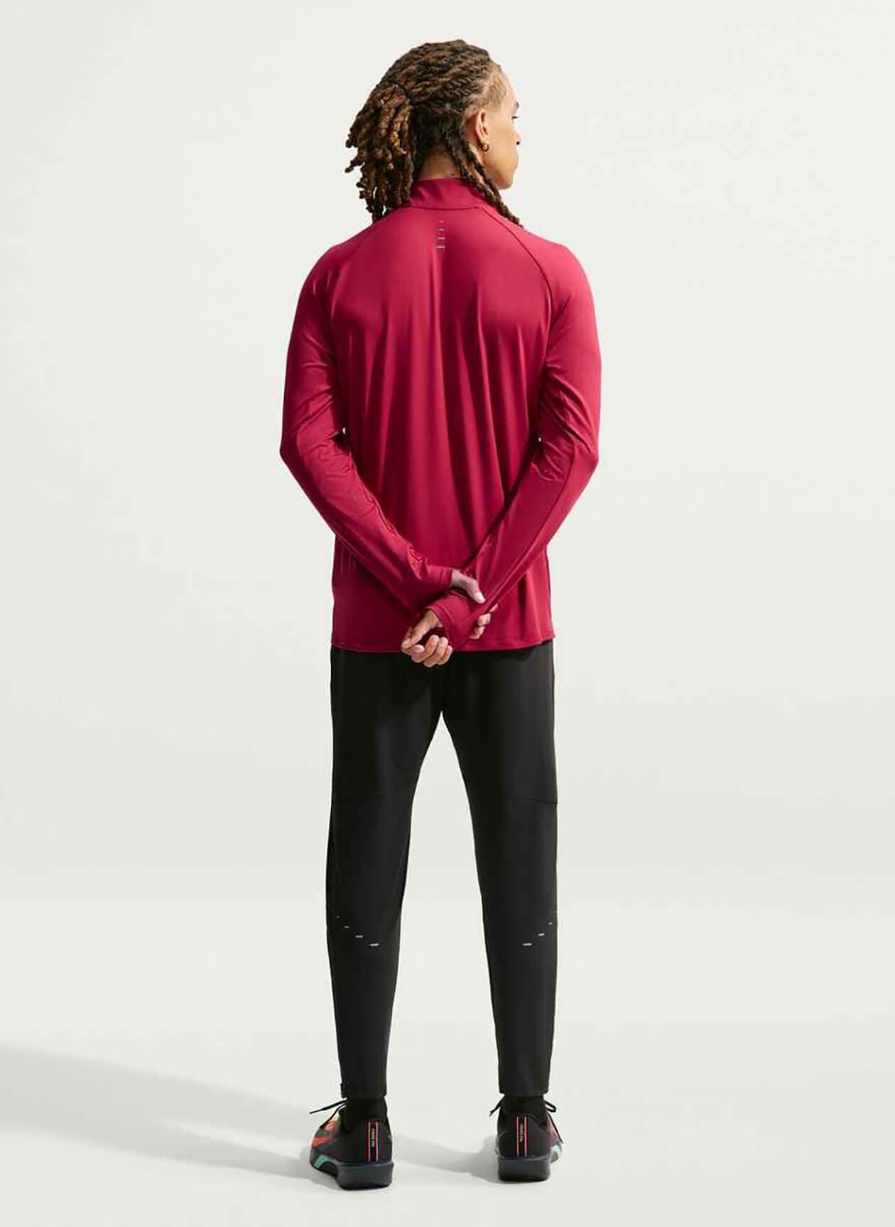 Nike Men's Stride Dri-FIT Half-Zip - Red LG